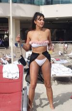 HAILEE LAUTENBACH in Bikini at a Pool in Las Vegas 04/29/2019