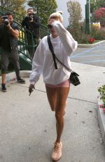 HAILEY BIEBER Heading to a Gym in Hollywood 04/06/2019