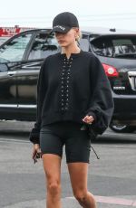 HAILEY BIEBER Heading to Yoga Class in West Hollywood 04/11/2019