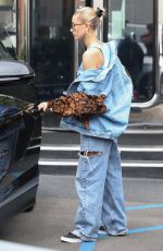 HAILEY BIEBER Leaves XIV Karats in Beverly Hills 04/11/2019