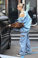 HAILEY BIEBER Leaves XIV Karats in Beverly Hills 04/11/2019