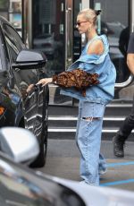 HAILEY BIEBER Leaves XIV Karats in Beverly Hills 04/11/2019