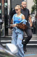 HAILEY BIEBER Leaves XIV Karats in Beverly Hills 04/11/2019