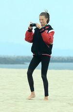 HAILEY CLAUSON Plays Flag Football in Venice Beach 04/27/2019