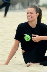 HAILEY CLAUSON Plays Flag Football in Venice Beach 04/27/2019