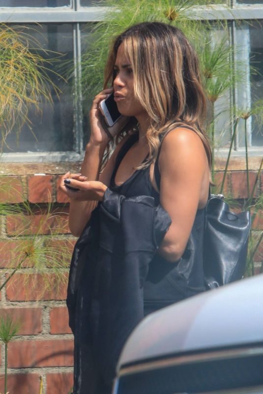 HALLE BERRY Out and About in Los Angeles 04/02/2019