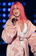 HALSEY Performs at Tokyo Girls Collection in Yokohama City 03/30/2019