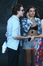 HANA CROSS and Brooklyn Beckham at Coachella in Indio 04/12/2019