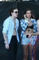 HANA CROSS and Brooklyn Beckham at Coachella in Indio 04/12/2019