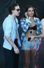 HANA CROSS and Brooklyn Beckham at Coachella in Indio 04/12/2019
