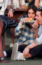 HANA CROSS and Brooklyn Beckham at Coachella in Indio 04/12/2019