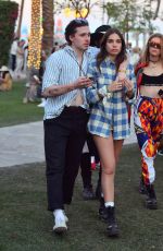 HANA CROSS and Brooklyn Beckham at Coachella in Indio 04/12/2019