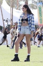 HANA CROSS and Brooklyn Beckham at Coachella in Indio 04/12/2019