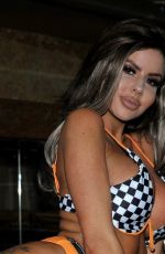 HANNAH ELIZABETH in Bikini on the Set of a Photoshoot in Liverpool 04/03/2019