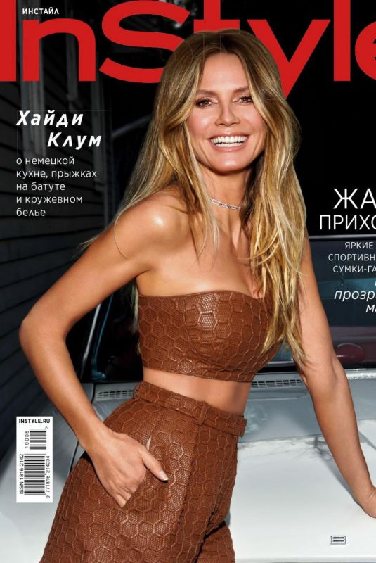 HEIDI KLUM in Instyle Magazine, Russia May 2019