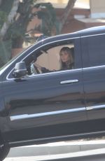 HEIDI KLUM Makeup Free Driving Out in Los Angeles 04/15/2019