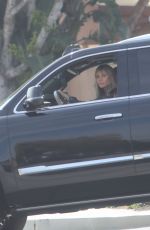 HEIDI KLUM Makeup Free Driving Out in Los Angeles 04/15/2019