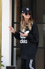 HEIDI KLUM Out and About in Beverly Hills 04/02/2019