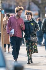 HELENA BONHAM CARTER and Rye Dag Holmboe Out in London 04/01/2019