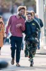 HELENA BONHAM CARTER and Rye Dag Holmboe Out in London 04/01/2019