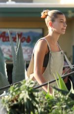 HIALEY BIEBER Out for Frozen Yogurt in Laguna Beach 03/31/2019