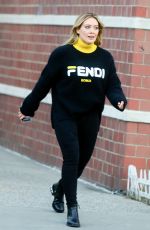 HILARY DUFF and MOLLY BERNARD on the Set of Younger in Williamsburg 04/04/2019