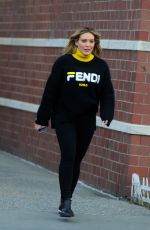 HILARY DUFF on the Set of Younger in New York 04/03/2019