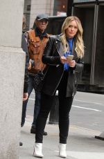 HILARY DUFF on the Set of Younger in New York 04/09/2019