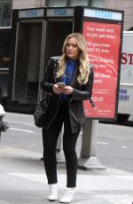 HILARY DUFF on the Set of Younger in New York 04/09/2019