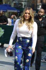 HILARY DUFF on the Set of Younger in New York 04/24/2019