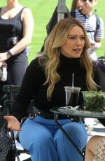 HILARY DUFF on the Set of Younger in New York 04/24/2019