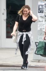 HILARY DUFF Out and About in New York 04/18/2019