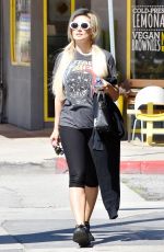 HOLLY MADISON Leaves a Gym in Los Angeles 04/09/2019