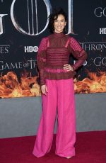 INDIRA VARMA at Game of Thrones Final Season Premiere in New York 04/03/2019