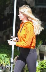 IRELAND BALDWIN Out with Her Dogs in Los Angeles 04/11/2019