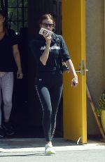 IRINA SHAYK Working Out in Los Angeles 04/21/2019