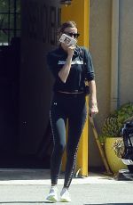 IRINA SHAYK Working Out in Los Angeles 04/21/2019
