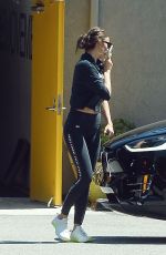 IRINA SHAYK Working Out in Los Angeles 04/21/2019