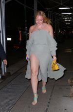 ISKRA LAWRENCE Arrives at Her Hotel in New York 04/15/2019