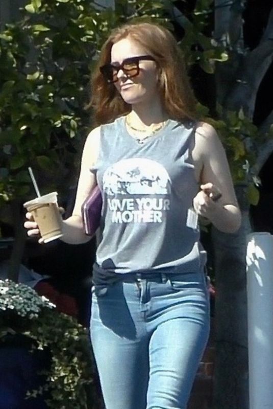 ISLA FISHER at Fred Segal in West Hollywood 04/17/2019