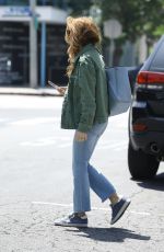 ISLA FISHER in Denim Out and About in Los Angeles 04/25/2019