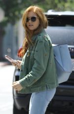 ISLA FISHER in Denim Out and About in Los Angeles 04/25/2019