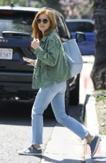 ISLA FISHER in Denim Out and About in Los Angeles 04/25/2019