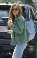 ISLA FISHER in Denim Out and About in Los Angeles 04/25/2019