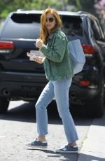 ISLA FISHER in Denim Out and About in Los Angeles 04/25/2019