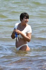 JACKIE CRUZ in Bikini at a Beach in Miami 04/28/2019