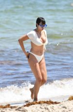 JACKIE CRUZ in Bikini at a Beach in Miami 04/28/2019