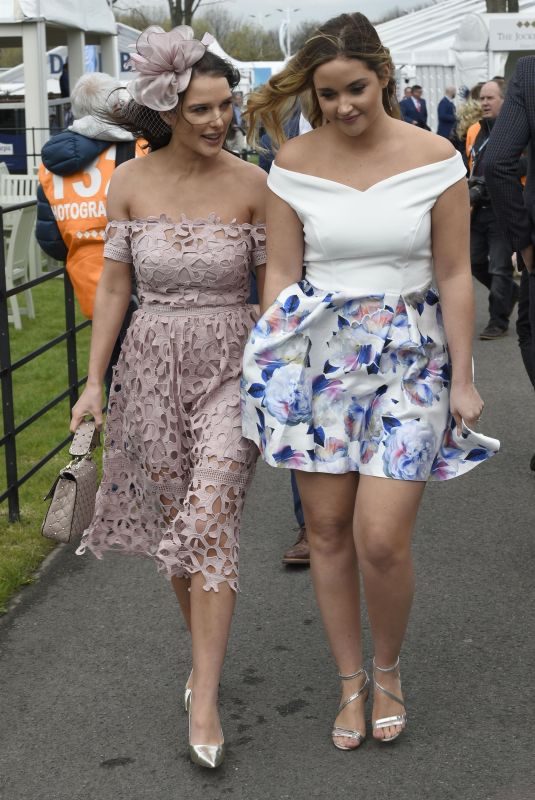 JACQUELINE JOSSA and HELEN FLANAGAN at Grand National Ladies Day at Aintree Racecourse 04/05/2019