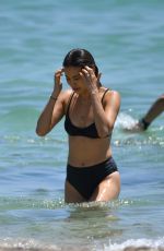 JAMIE CHUNG in Bikini at a Beach in Miami 04/27/2019