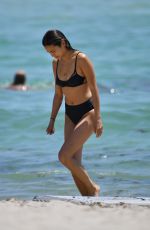 JAMIE CHUNG in Bikini at a Beach in Miami 04/27/2019
